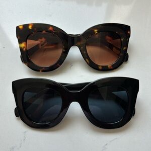 Pair Cat-eye Sunglasses